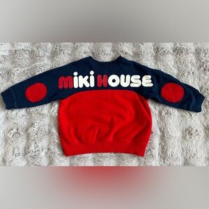 Miki House sweatshirt size 90 2-3